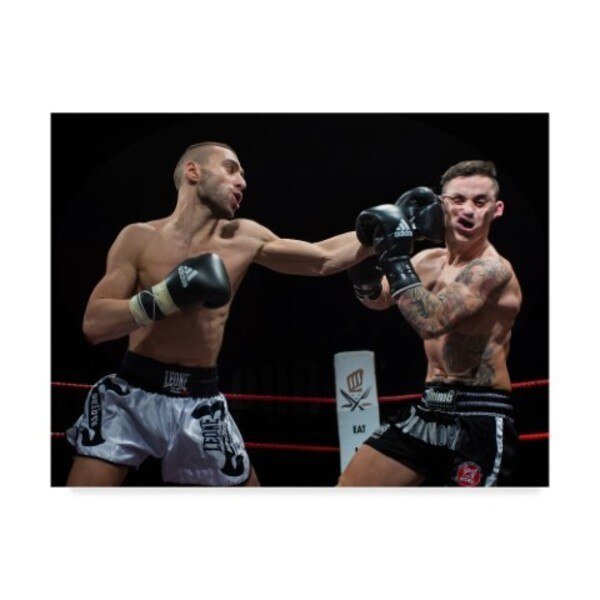 Martin Agius 'Ouch' Canvas Art, 35x47, Trademark Fine Art, Mfr#: 1X06069-C3547GG